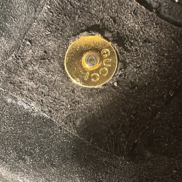 Gucci Black Patent Leather Handbag UPCYCLED pop Stars Neon Shoulder Bag VTG - Picture 13 of 14